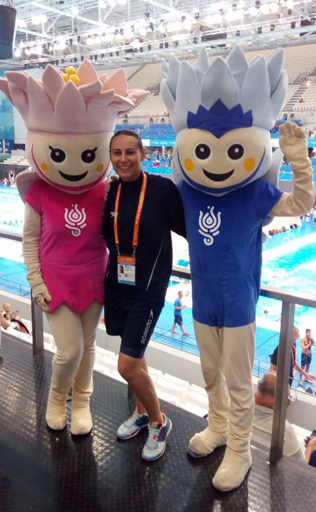 17. FINA Majstrovstvá sveta v plávaní masters v Budapešti v plaveckom komplexe Duna Arena, Lilly a Lally maskoti majstrovstiev