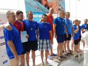 Vyhlasovanie víťazov štafiet na MSR masters 2022 v Žilline